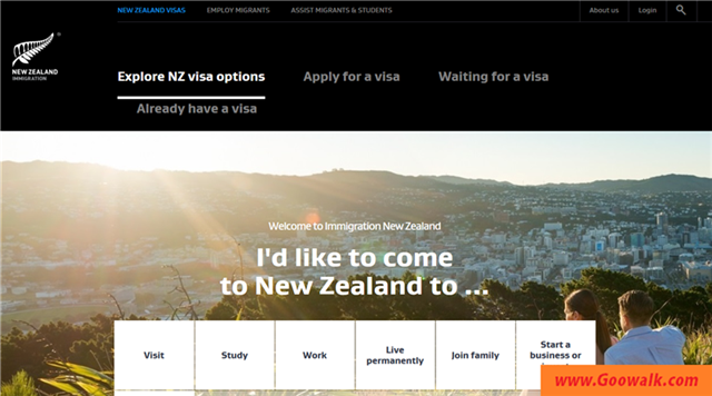 新西兰签证在线办理 新西兰移民局官方网站